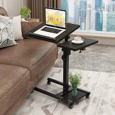 TigerDad Mobile Adjustable Height Laptop Stand PC Portable Laptop Swivel Table R