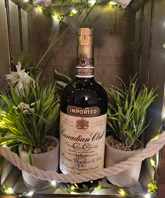 Canadian Club Imported Whisky 1970 Hiram Walker & Sons Flasche 40,1-50%