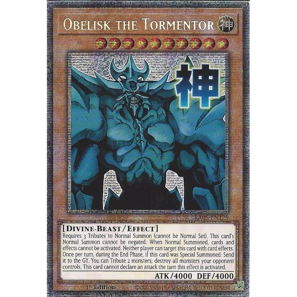 Preços baixos em Obelisk The tormentor RARO Yu-gi-oh! TCG Cartões