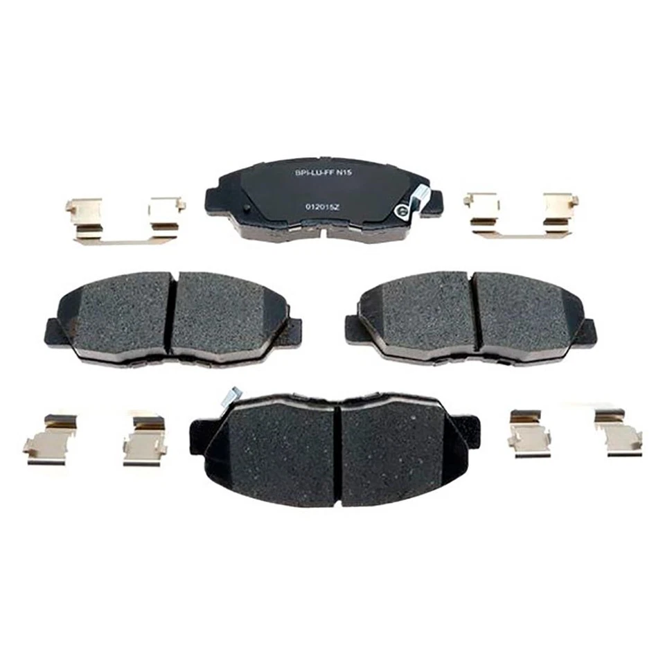 Kit de rotores de freno delanteros + pastillas de cerámica y herrajes para Honda Accord 1994-1997 Foto 2 de 4