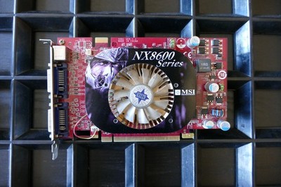 MSI NX8600GT-T2D256E-OC/D3 NVIDIA 256MB PCIe Grafikkarte - GPU