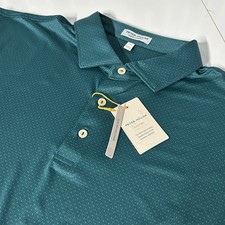 NWT PETER MILLAR Tesseract Crown Sport Performance Jersey Polo Shirt XL 145