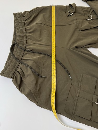 Pantaloni cargo Alo Yoga donna verdi joggers dettaglio anello a D taglia XS - Foto 6 di 8