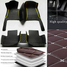 For Toyota Tacoma Car Floor Mats Luxury Custom Carpets Liner Carpets Pu Leather