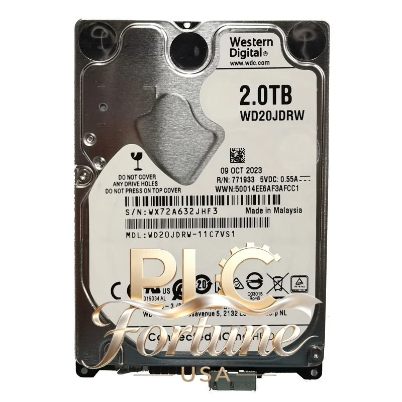 Used Western Digital WD20JDRW 11C7VS1 2TB 2.5" USB3.0 Portable External HDD