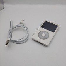 Apple iPod Classic 5a generazione 30 GB - Modello n.: A1136 bianco ripristino di fabbrica 