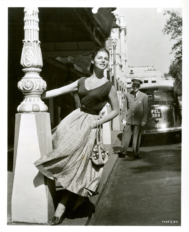 PIER ANGELI IN "THE FLAME AND THE FLESH" ORIG. KEYSET PORTRAIT PHOTO 03223026-3