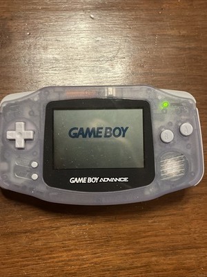 Nintendo Game Boy Advance Console System - Clear Glacier