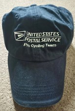 Vtg USPS Pro Cycling Team Soft Dad Hat Cap Lance Armstrong