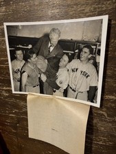 Press Photo New York Yankees 8x10 Kennesaw Mountain Landis Etten Bill Turner