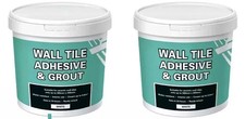 Pack of 2 White Wall Tile Grout 1kg Ready to Use Waterproof Tile Water Resistant