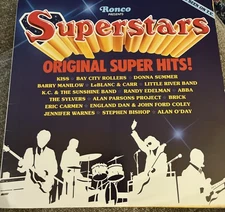 Ronco Presents Superstars Original Super Hits, Vinyl Record 1978