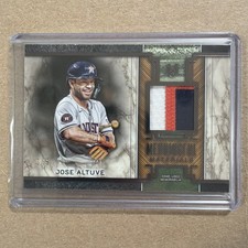 🔥🔥2025 Topps Museum Collection Meaningful Material Relic⚾Jose Altuve 3/5🔥🔥