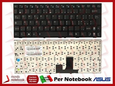 Tastatur Ita 0KNA-192IT0213053000509 Schwarz ASUS Eee PC 1001PX, 1005HA,