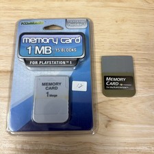 Lot Of 2 Memory Cards Playstation 1 PS1