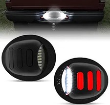 LED License Plate Light Tag Light Housing Compatible with F-150 1990-2014 F-250