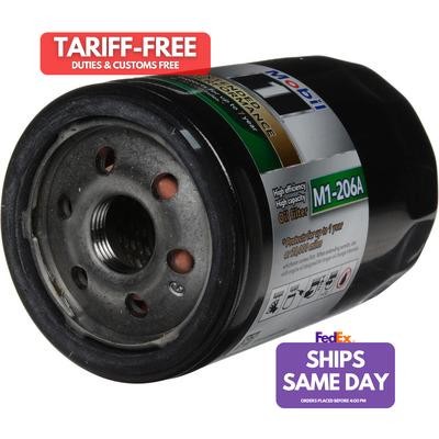 Mobil 1 M1-206A, One Black Steel Mobil 1 Extended Perform Ance Oil Filter M1-206 - Picture 1 of 11