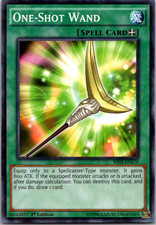 Yugioh - One-Shot Wand BP03-EN179 1st Edition Shatterfoil Rare NM