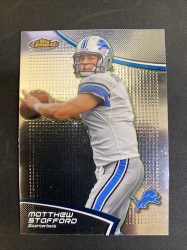 2011 Topps Finest Matthew Stafford #89 card