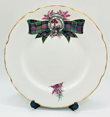 Vintage Royal Grafton Scottish Macdonald Clan 'Per Mare Per Terras' Beilagenteller