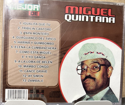 RARE CD No LOnger Made SALSA Limited Miguel Quintana Lo Mejor Igualita que tu