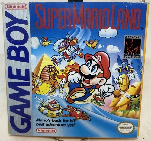 New ListingSuper Mario Land 1989 Nintendo Game Boy Box with Manual and inserts NO GAME