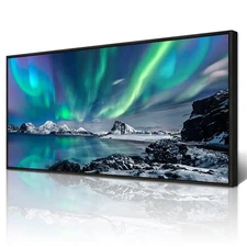 Framed Canvas Wall Art For Living Room Large Wall Decor For Office Modern Bed...