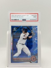 2022 Bowman Chrome Draft Sapphire Chase DeLauter #BDC49 PSA 9 Guardians RC