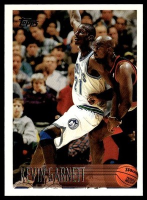 1996-97 Topps A3 Kevin Garnett Rookie Minnesota Timberwolves #45