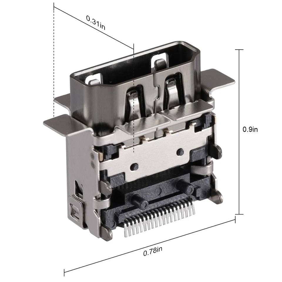 HDMI Port Socket Dock Connector Replacement For Microsoft Xbox Series S Consoles - Image 4 of 4