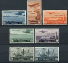 8^ TRIPOLI FAIR 1934 AIRMAIL. COMPLETE SERIES MLH* CAT. S49