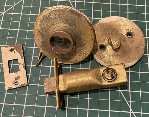 Best Deadbolt Brass Retro Locksport Lock Collector Locksmith Sfic Restoration - product listing photo