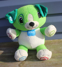 Leap Frog Interactive Learning My Pal Scout Plush Talking Puppy Dog Tested Works