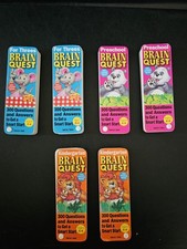 Brain Quest Lot 3 Sets: Threes, Preschool, Kindergarten Ages 3-6 Decks 1  2