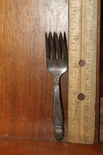Antique Holmes and Edwards Silver Plate Child's Fork