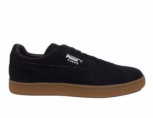 puma black casual shoes