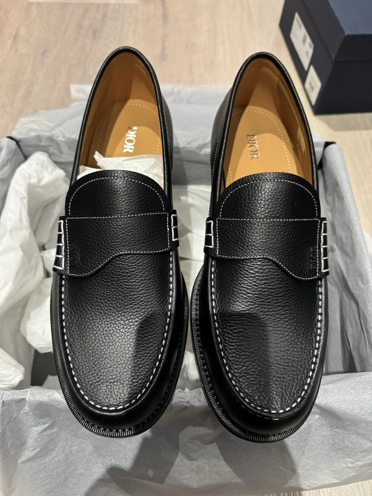Mocassins Dior Granville point blanc UK 8 EU 42