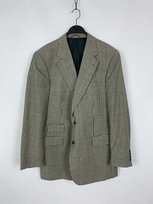 1990's Vintage Burberrys Check Wool Blazer Jacket | eBay