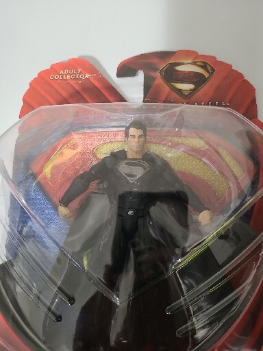 Mattel 2013 Movie Masters Superman With Black Suit Action