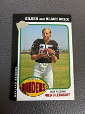2005 Topps Raiders Fan Favorites Silver and Black Attack #27 Fred Biletnikoff