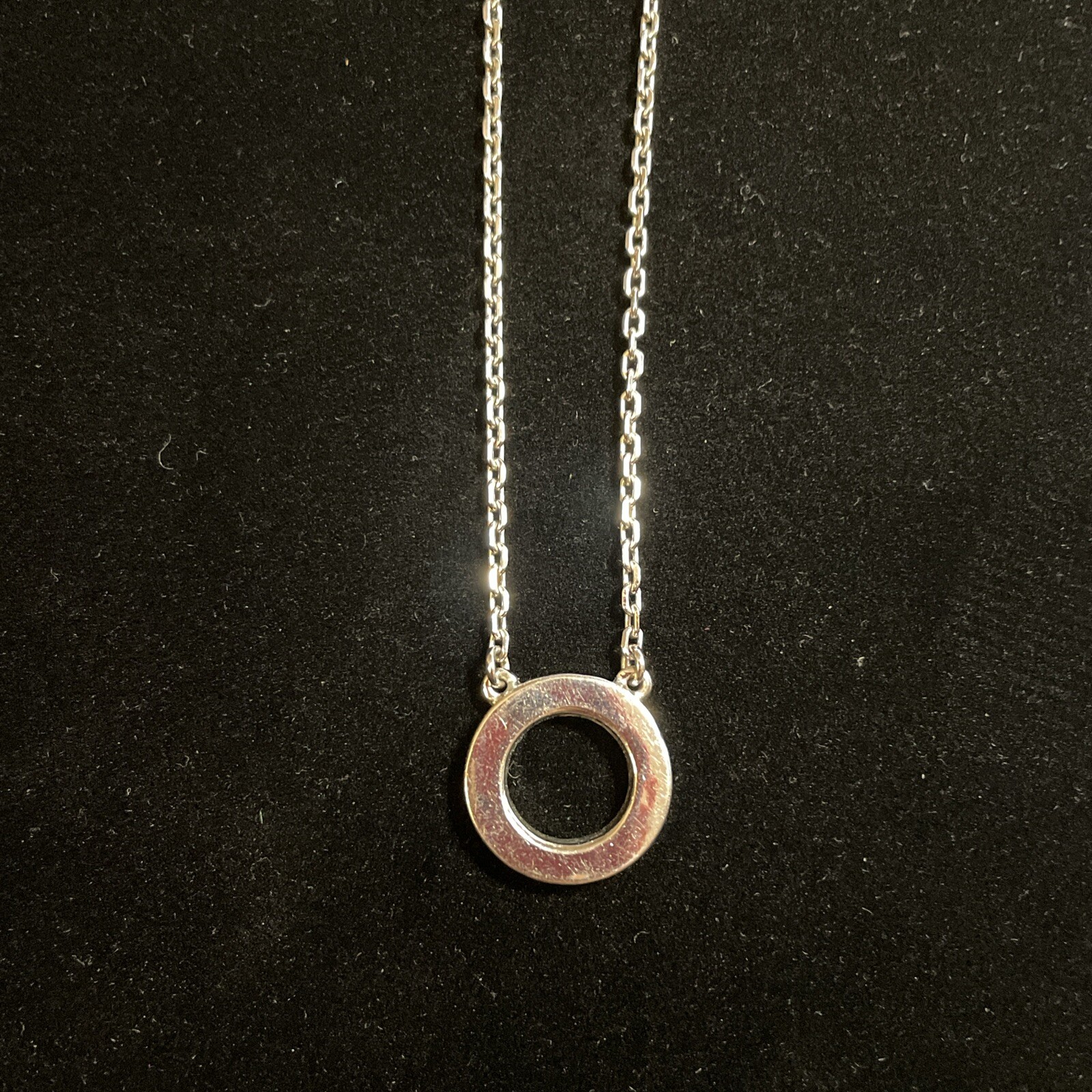 Givenchy Necklace  Circle Clear Crystal Rhineston… - image 9