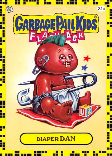 GARBAGE PAIL KIDS 2011 FLASHBACK SERIES 2 PICK-A-CARD YELLOW BASE STICKERS TOPPS - Picture 122 of 321