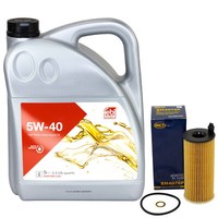 MotoröL Set 5W-40 5 Liter + ÖLfilter SM 121 FüR Hyundai Accent II Stufenheck