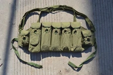 5-mag-pocket Chinese T56 7.62 "五六式" Chest Rig Ammo Pouch Bandolier