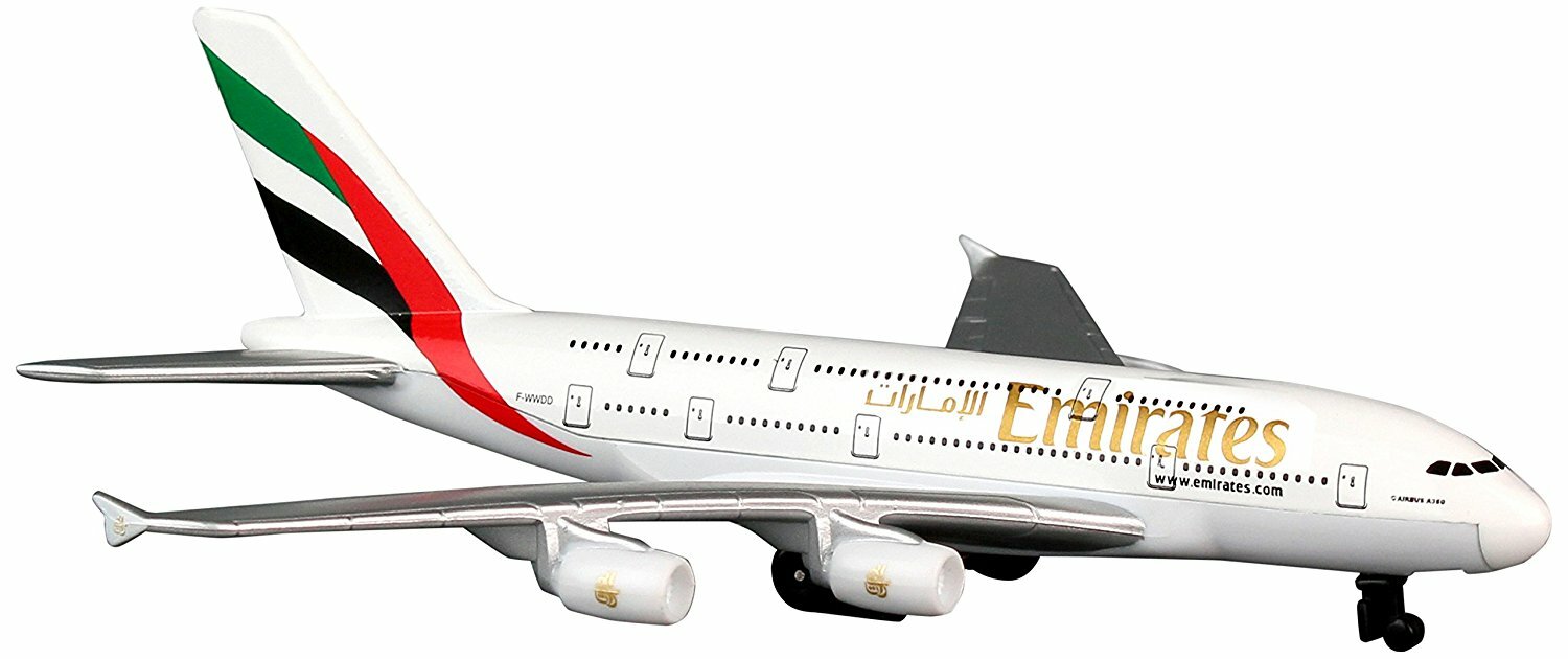 emirates toy airplane