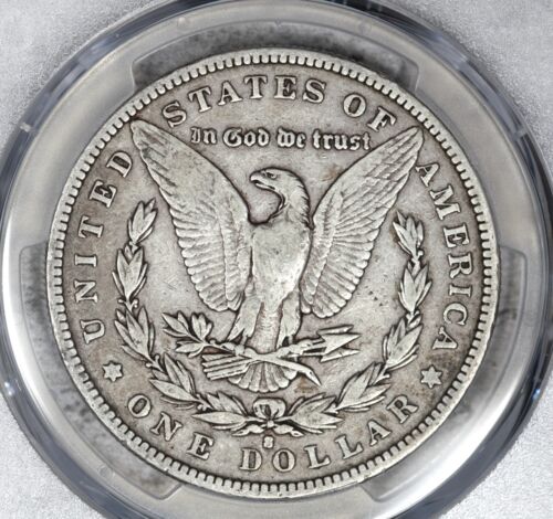 1892-S Morgan Dollar PCGS F12 Tough Date Fine! #4DRQ - Picture 2 of 3