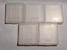 Official Nintendo Game Boy Clear Plastic Case Covers Lot of 5