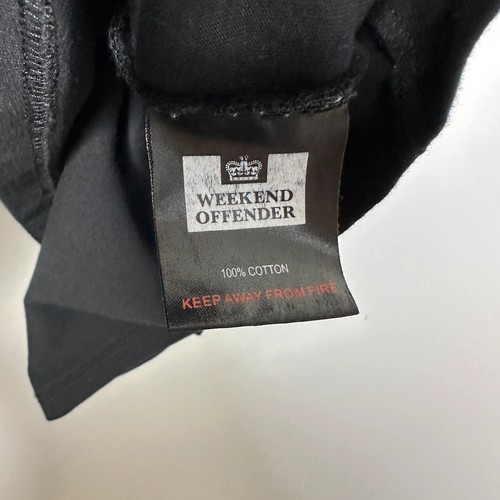 Weekend Offender T Shirt Size XL Black Logo Cotton Terrace - Picture 8 of 8