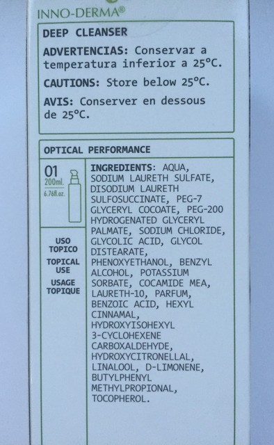 innoaesthetics deep cleanser