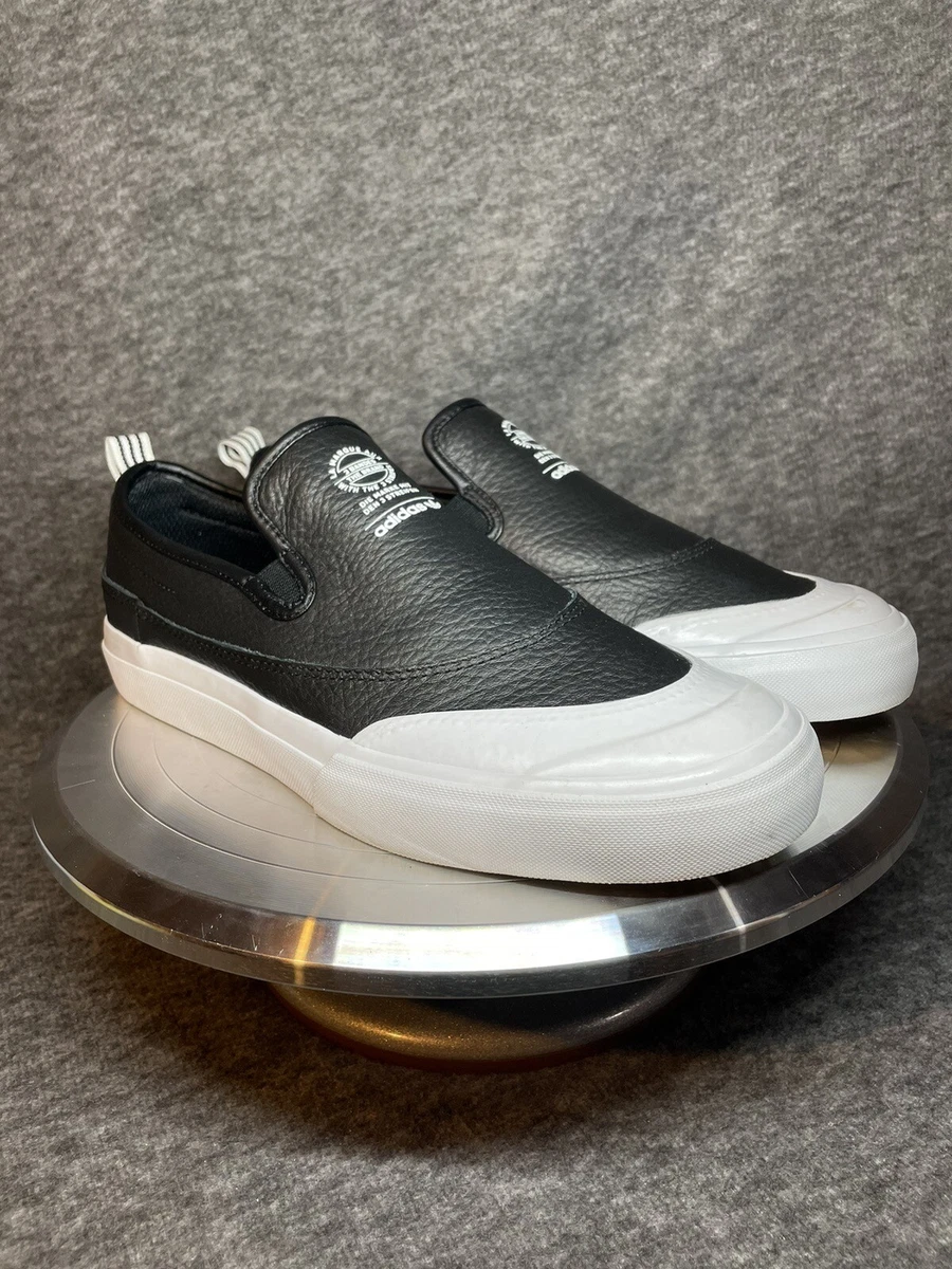 Adidas matchcourt online slip on leather